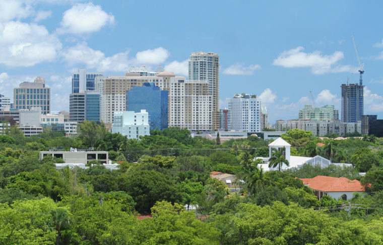 downtown Fort Lauderdale, Florida