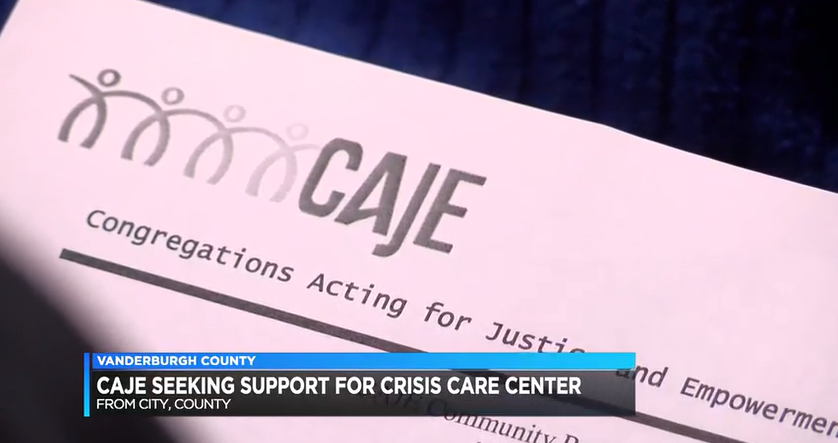 CAJE seeking support for Crisis Care Center