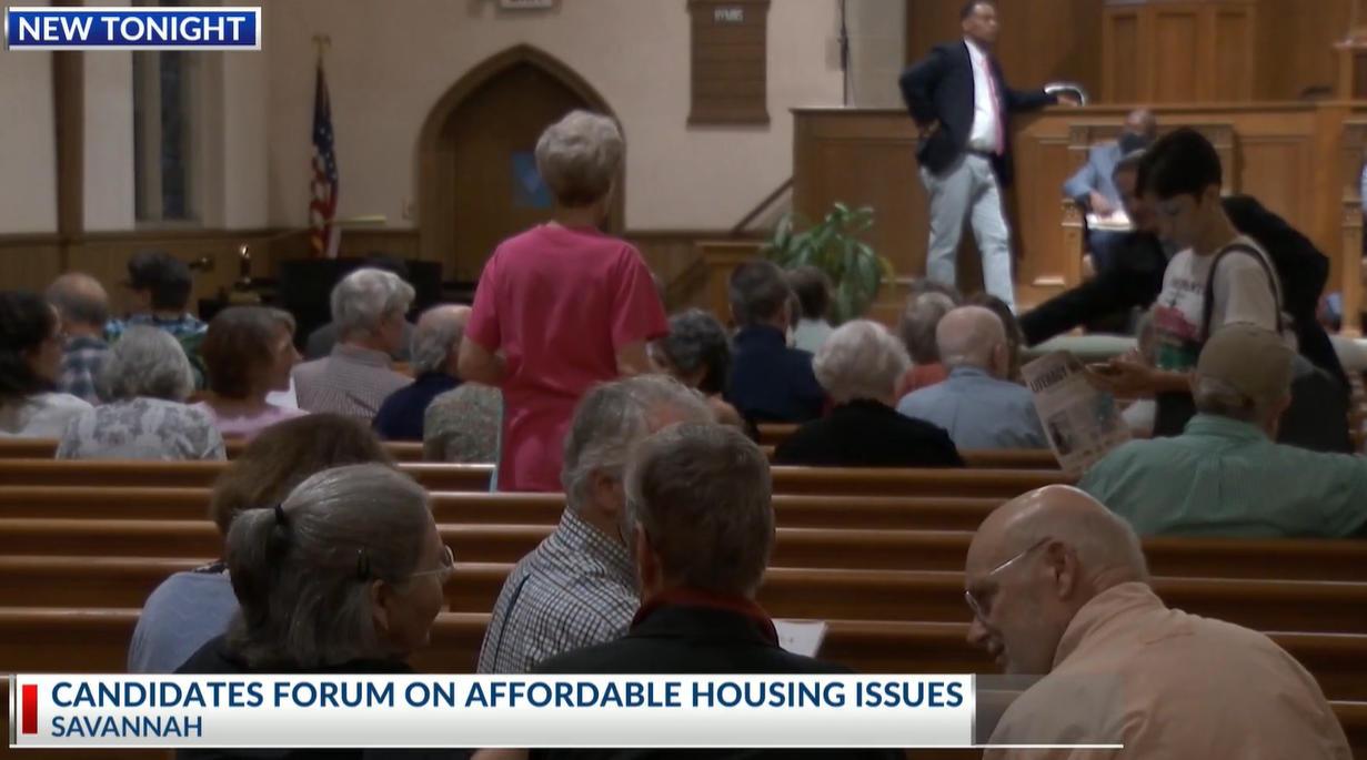 Local organization hosts city government candidates to discuss affordable housing