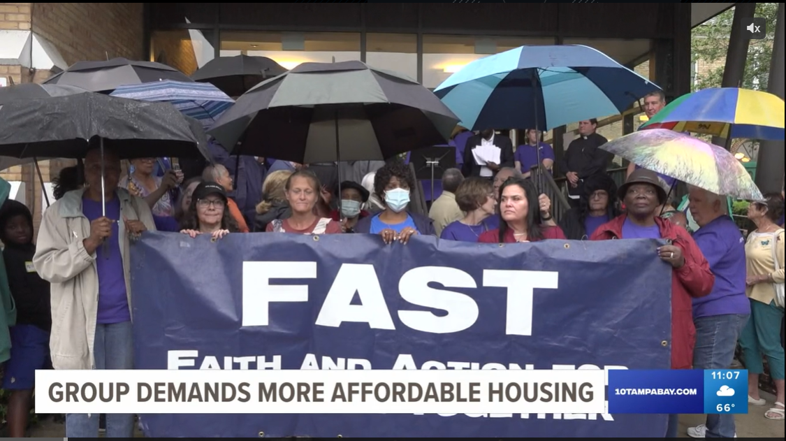 Faith leaders demand more affordable housing in St. Pete